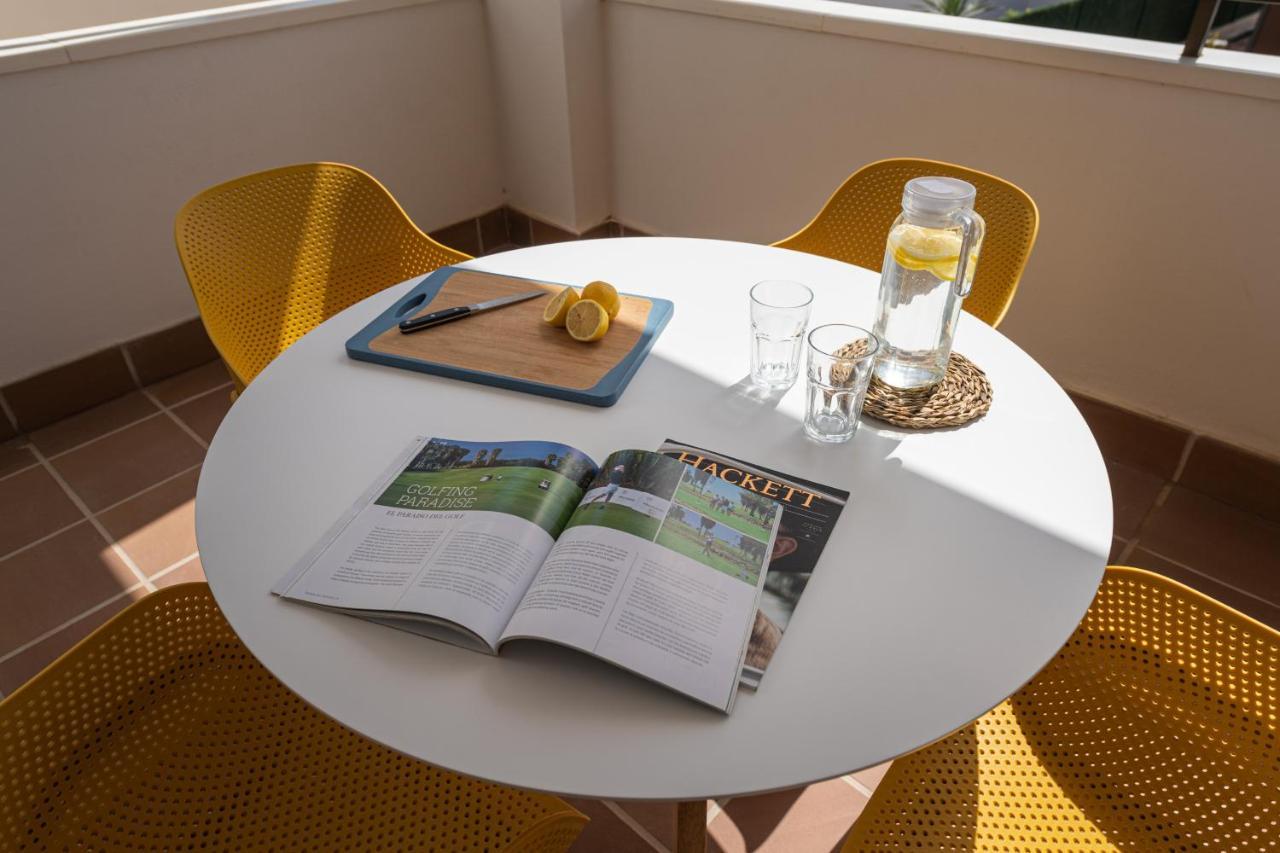 Homeforguest Apartamento En Residencia De Lujo Con Terraza Y Piscina La Guirra Bagian luar foto